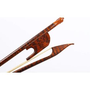 yinfente 4/4 Snakewood Violin Bow, Baroque Style, Natural Bow Horse Hair, AAA Level Mongolia, for Professional Players