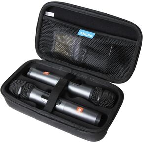 Anleo Hard Travel Case for JBL Wireless Two Microphone System with Dual-Channel Receiver
