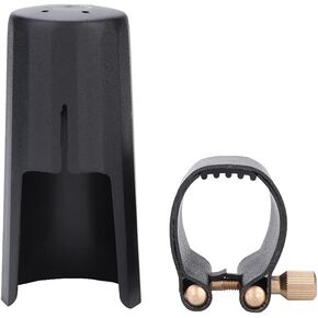 Clarinet Ligature, PU Ligature Fastener with Plastic Cap Clarinet Mouthpiece Ligature Durable Clarinet Accessories Tools for Clarinet Bakelite