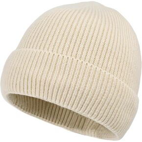 Rosoz 1 & 2 Packs Beanie for Men Women Warm Winter Hats Knit Acrylic Soft Cuffed Beanies Cap Daily Beanie Hat Unisex