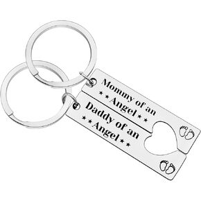 Xiahuyu Loss Memorial Keychain Miscarriage Gifts for Parents Pregnancy Loss Gifts Sympathy Gifts for Infant Loss Child Loss