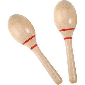 Vibrant Sound Maracas - Ergonomic Percussion Shakers for Studio, Stage, and Fun(Red lebel)