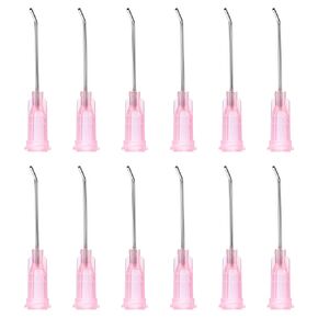 PATIKIL Blunt Tip Dispensing Needles 18G, 12 Pcs 1 Inch Industrial Liquid Dispenser Needle with Lure Lock for Refilling Liquid Ink Adhesive Glue, Green