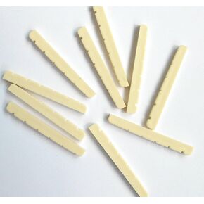 Generic 30 قطعة جيتار كهربائي صواميل بلاستيك 43x3.4x4.6-3.8 عاجي