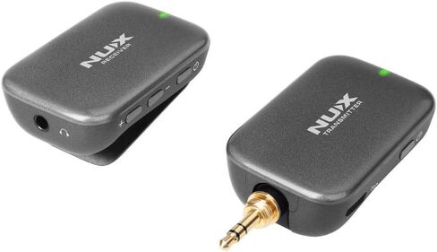 Liquid Audio NUX Wireless in Ear Monitor System (B-7PSM 5.8 GHz) Bundle with 2X Strukture S6P48 Woven Right Angle Patch Cables, 12x Fender Guitar Picks and Instrument Polishing Cloth in Saudi Arabia