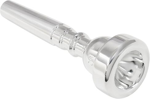 Hitefu Trumpet Mouthpiece 3C Replacement for Beginners and Professional Players - Brass Plated Trumpet Musical Instruments Accessories (Silver) in Saudi Arabia