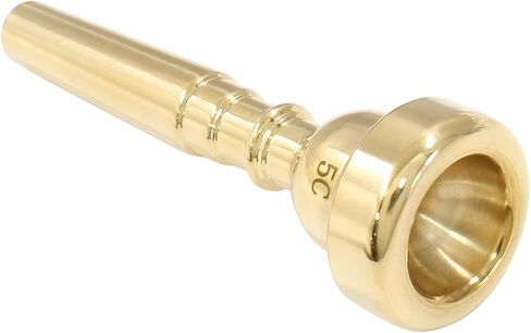 Hitefu Trumpet Mouthpiece 3C Replacement for Beginners and Professional Players - Brass Plated Trumpet Musical Instruments Accessories (Silver) in Saudi Arabia