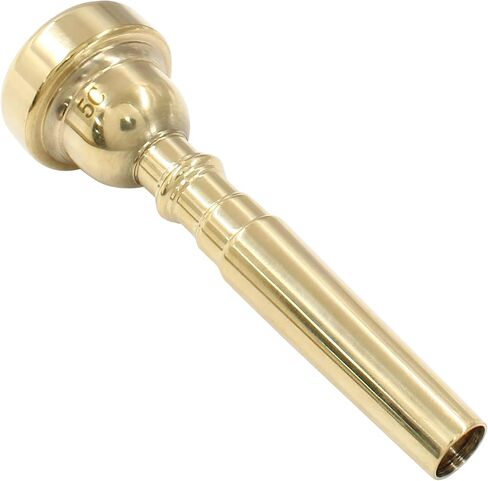 Hitefu Trumpet Mouthpiece 3C Replacement for Beginners and Professional Players - Brass Plated Trumpet Musical Instruments Accessories (Silver) in Saudi Arabia