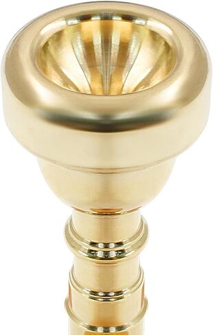 Hitefu Trumpet Mouthpiece 3C Replacement for Beginners and Professional Players - Brass Plated Trumpet Musical Instruments Accessories (Silver) in Saudi Arabia