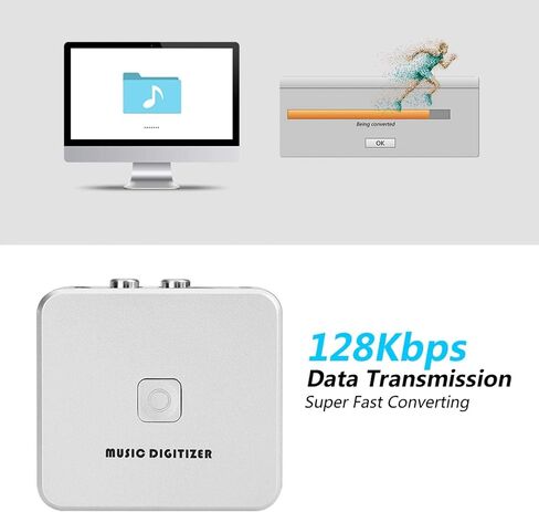 متعدد الوظائف MP3 محول الأرقام صندوق التقاط الصوت اليسار القنوات اليمنى محول الأرقام الموسيقى دعم U القرص بطاقة SD in Saudi Arabia