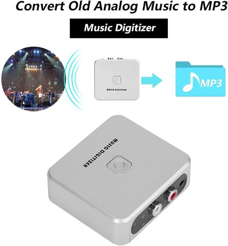 متعدد الوظائف MP3 محول الأرقام صندوق التقاط الصوت اليسار القنوات اليمنى محول الأرقام الموسيقى دعم U القرص بطاقة SD in Saudi Arabia