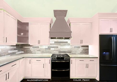 ALL-IN-ONE Paint, Almond (Off White, Tan Undertone), 32 Fl Oz Quart. Durable cabinet and furniture paint. Built in primer and top coat, no sanding needed. in Saudi Arabia