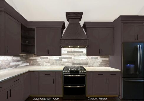 ALL-IN-ONE Paint, Almond (Off White, Tan Undertone), 32 Fl Oz Quart. Durable cabinet and furniture paint. Built in primer and top coat, no sanding needed. in Saudi Arabia