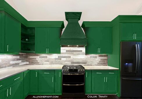 ALL-IN-ONE Paint, Almond (Off White, Tan Undertone), 32 Fl Oz Quart. Durable cabinet and furniture paint. Built in primer and top coat, no sanding needed. in Saudi Arabia