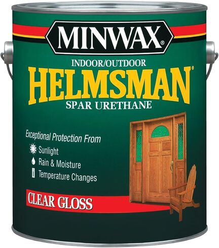 1 gal Minwax 13200 Clear Helmsman Indoor/Outdoor Spar Urethane, Gloss in Kuwait