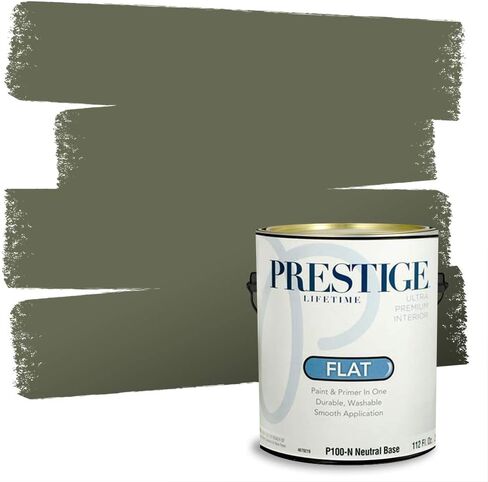 PRESTIGE Paints Exterior Paint and Primer in One, 1 Gallon, Semi-Gloss, Garden Sage in Kuwait