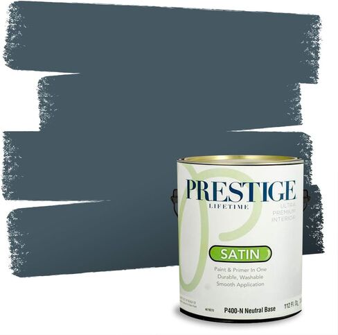 PRESTIGE Paints Exterior Paint and Primer in One, 1 Gallon, Semi-Gloss, Garden Sage in Kuwait