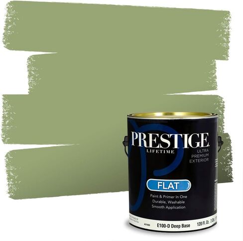 PRESTIGE Paints Exterior Paint and Primer in One, 1 Gallon, Semi-Gloss, Garden Sage in Kuwait