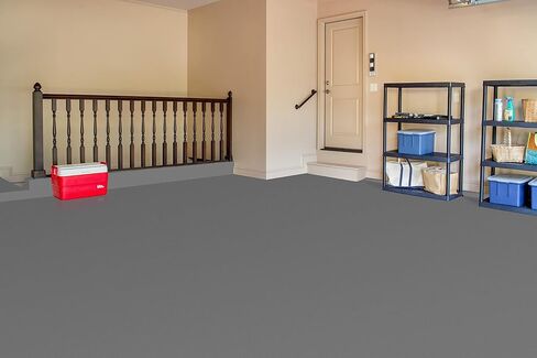 KILZ 1-Part Epoxy Acrylic Concrete and Garage Floor Paint, Interior/Exterior, Satin, Slate Gray, 1 Gallon in Saudi Arabia