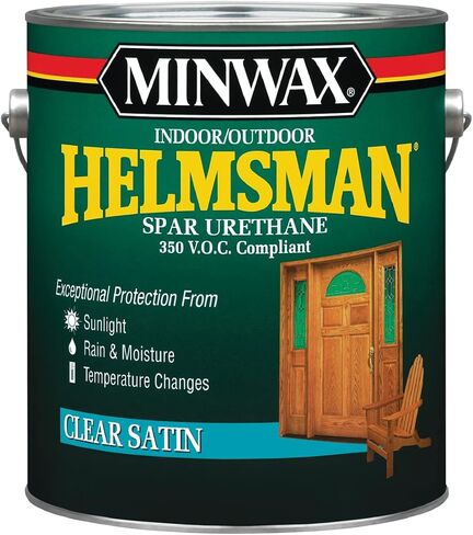1 gal Minwax 13200 Clear Helmsman Indoor/Outdoor Spar Urethane, Gloss in Kuwait