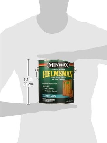 1 gal Minwax 13200 Clear Helmsman Indoor/Outdoor Spar Urethane, Gloss in Kuwait