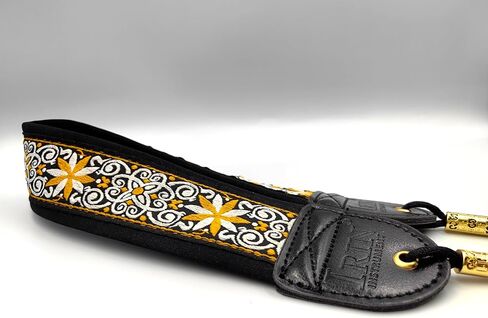 lightstar IRIN Embroidery Saxophone Neck Strap - (Comfort, Breathable, Metal Swivel Snap Hook) Sax Neck Strap for Alto Tenor in Saudi Arabia