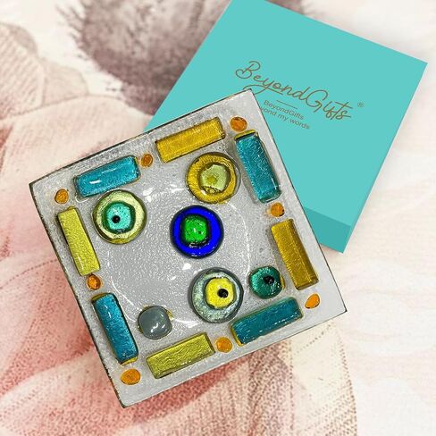 LADY&HOME Friendship Gifts for Women Ceramic Ring Dish Birthday Christmas Gift for Best Friend Decorative Jewelry Tray (Not Sister) in Kuwait
