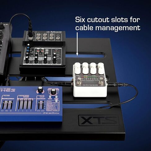حافظات تناظرية سطح أداء X-PRO - سطح طاولة DJ لحوامل لوحة المفاتيح مع حقيبة سفر متضمنة، يُغلق بشكل آمن وسهل على أي حامل X أو Z in Saudi Arabia