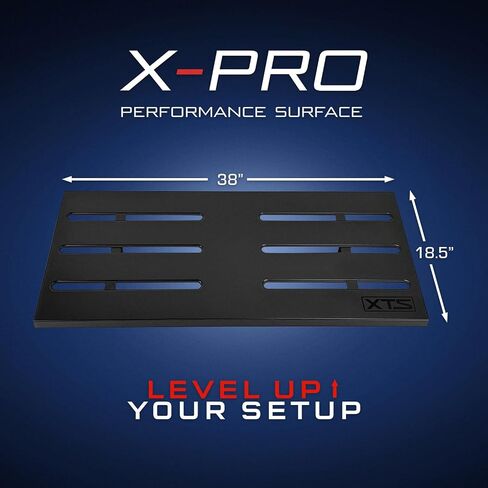 حافظات تناظرية سطح أداء X-PRO - سطح طاولة DJ لحوامل لوحة المفاتيح مع حقيبة سفر متضمنة، يُغلق بشكل آمن وسهل على أي حامل X أو Z in Saudi Arabia
