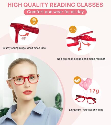 OCCI CHIARI Red Reading Glasses For Women Designer Reader 1.0 1.5 2.0 2.5 3.0 3.5 4.0 5.0 6.0 1.25 1.75 2.25 2.75 in Saudi Arabia
