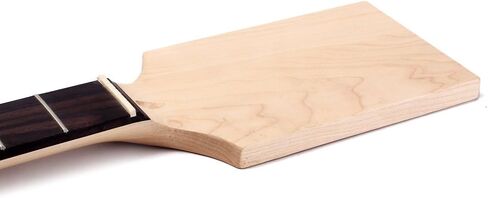 Alnicov Unfinished Guitar Neck Maple Paddle Headstock 22 Fret For Electric Guitar Neck Replacement White Dot in Saudi Arabia