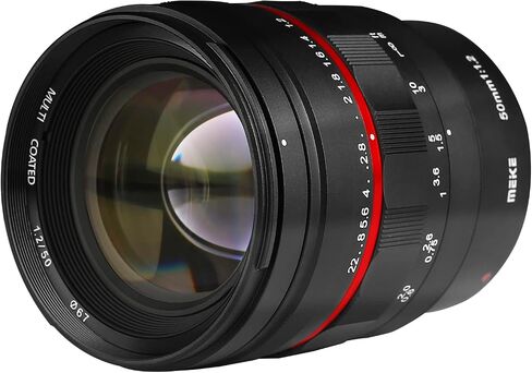 MEKE 50mm F1.2 Large Aperture Manual Focus Full Frame Lens Compatible with EF-Mount Cameras in Saudi Arabia