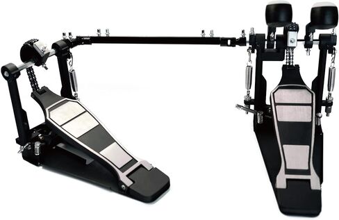 دواسات طبلة مزدوجة الجهير، دواسة طبلة رأس خافق قابلة للتعديل، مجموعة دواسات طبلة شديدة التحمل مناسبة للطبل الكهربائي ومجموعة طبل الركلة in Kuwait