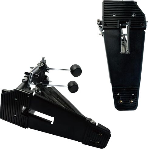 دواسات طبلة مزدوجة الجهير، دواسة طبلة رأس خافق قابلة للتعديل، مجموعة دواسات طبلة شديدة التحمل مناسبة للطبل الكهربائي ومجموعة طبل الركلة in Kuwait