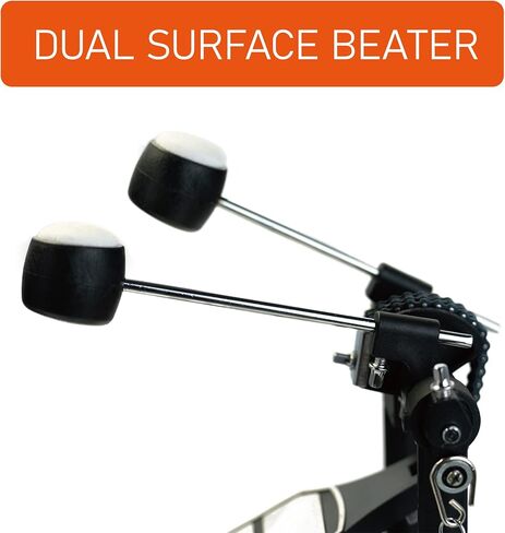 دواسات طبلة مزدوجة الجهير، دواسة طبلة رأس خافق قابلة للتعديل، مجموعة دواسات طبلة شديدة التحمل مناسبة للطبل الكهربائي ومجموعة طبل الركلة in Kuwait