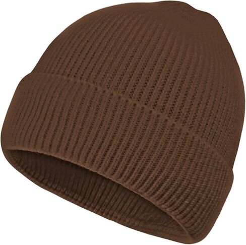 Rosoz 1 & 2 Packs Beanie for Men Women Warm Winter Hats Knit Acrylic Soft Cuffed Beanies Cap Daily Beanie Hat Unisex in Saudi Arabia