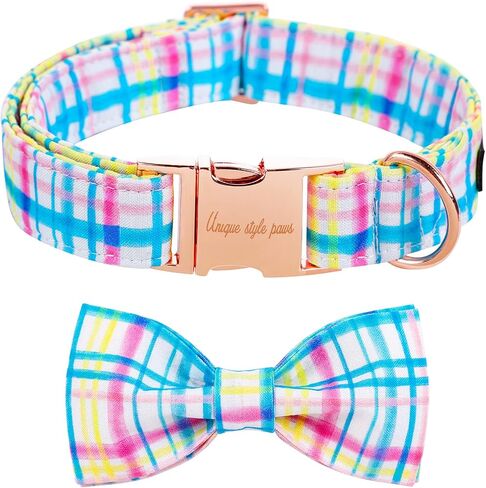Unique style paws Easter Day Dog Collar with Flower Carrot Holiday Collar Gift for Small Medium Large Boys Girls Dogs-S in Kuwait