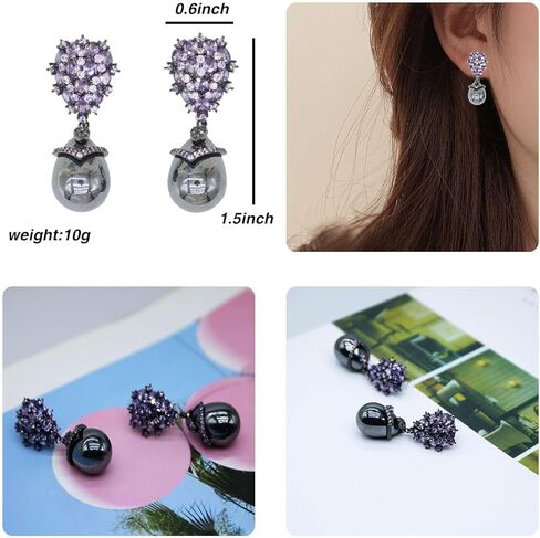 الأخضر جولة العقيق حجر هاغي هوب أقراط أنيقة لطيف كريستال الخرزة انخفاض أقراط مجوهرات أنيقة للنساء الفتيات في سن المراهقة مطلية بالذهب ، النحاس ، الكريستال, نحاس أصفر, كريستال in Kuwait