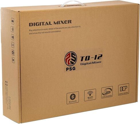 TQ-12 12-Channel, 4-Aux Out, Portable Touchscreen Digital Mixer Console with App control for iPad, Android Tablet, PC, Laptop, Wi-Fi, Effect, Scene, Motorized Faders (Designed in USA) in Kuwait