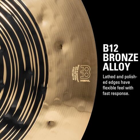 Meinl Cymbals Classics مجموعة صندوق مجموعة الصنج المزدوجة الكاملة المخصصة، لمسة نهائية داكنة ورائعة - صنع في ألمانيا - للصخور والمعادن والانصهار، ضمان لمدة عامين (CCDU141620) in Saudi Arabia