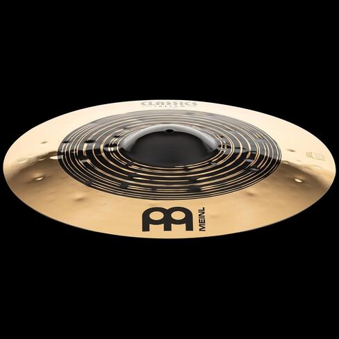 Meinl Cymbals Classics مجموعة صندوق مجموعة الصنج المزدوجة الكاملة المخصصة، لمسة نهائية داكنة ورائعة - صنع في ألمانيا - للصخور والمعادن والانصهار، ضمان لمدة عامين (CCDU141620) in Saudi Arabia