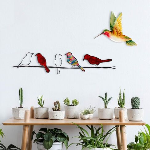 Eangee Home Design Birds On A Wire أخضر بطول 29 بوصة × عرض 1 بوصة × ارتفاع 6 بوصات (m7005 جم) in Saudi Arabia