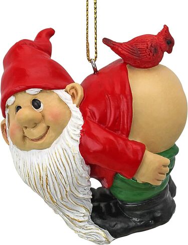 Design Toscano Christmas Ornament - Garden Gnomes Figurine - Loonie Moonie Gnome Set - Naughty Gnomes - Mooning Gnomes Statues - Christmas Decorations in Saudi Arabia