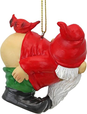 Design Toscano Christmas Ornament - Garden Gnomes Figurine - Loonie Moonie Gnome Set - Naughty Gnomes - Mooning Gnomes Statues - Christmas Decorations in Saudi Arabia