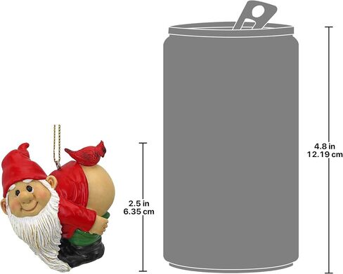 Design Toscano Christmas Ornament - Garden Gnomes Figurine - Loonie Moonie Gnome Set - Naughty Gnomes - Mooning Gnomes Statues - Christmas Decorations in Saudi Arabia