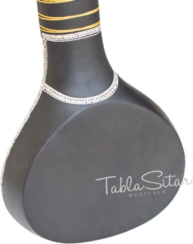 سيتار كهربائي - تومبا مفرد مسطح، نمط خرج بانشام، لون أسود، أوتار إضافية، مزراب، حقيبة (PDI-91) in Kuwait