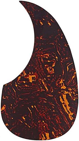 Alnicov Guitar Pickguard Sticker,Celluloid Comma Shape Self-adhesive Sticker for Folk Acoustic Guitar Accessories in Saudi Arabia