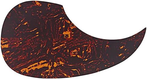 Alnicov Guitar Pickguard Sticker,Celluloid Comma Shape Self-adhesive Sticker for Folk Acoustic Guitar Accessories in Saudi Arabia