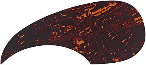 Alnicov Guitar Pickguard Sticker,Celluloid Comma Shape Self-adhesive Sticker for Folk Acoustic Guitar Accessories in Saudi Arabia