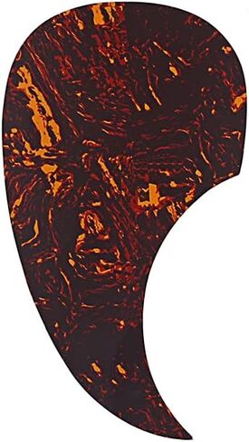 Alnicov Guitar Pickguard Sticker,Celluloid Comma Shape Self-adhesive Sticker for Folk Acoustic Guitar Accessories in Saudi Arabia